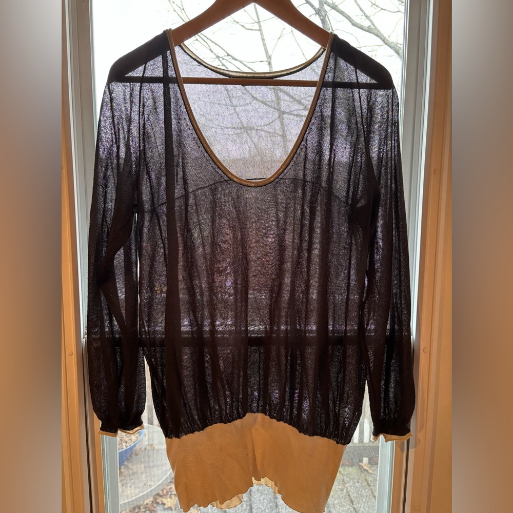 Hugo Boss sheer sweater size M/L